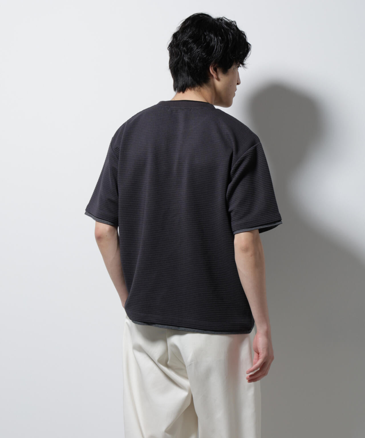 ガーターフェイクレイヤードTシャツ 半袖 6725124236