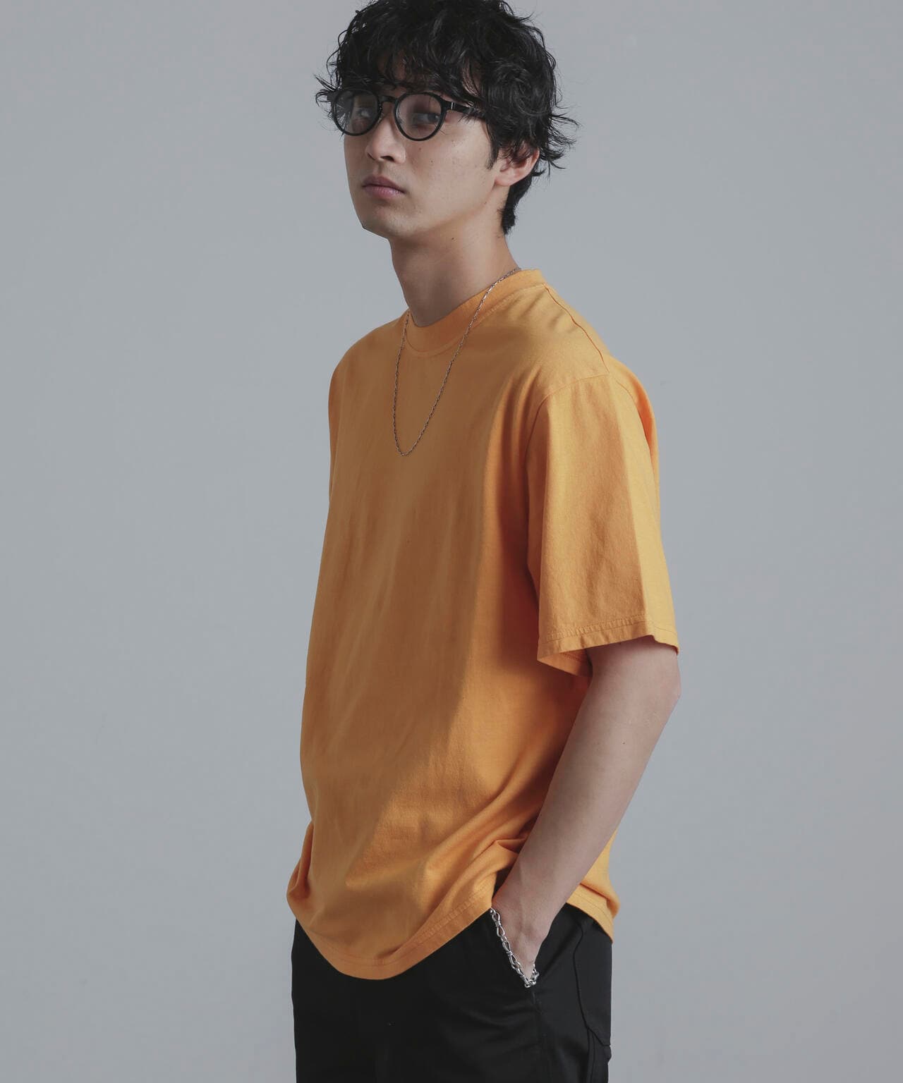 YONETOMI/別注 Yonetomi NEW BASIC T-SHIRT 6704124049