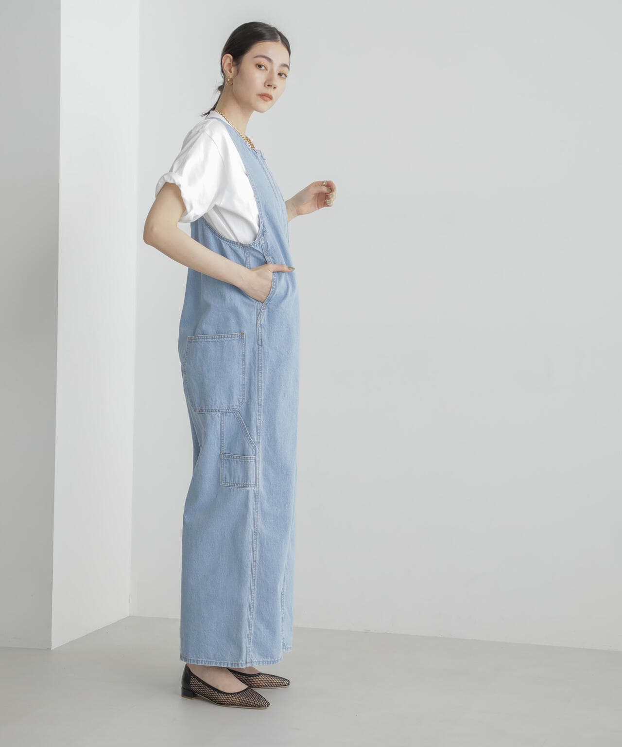 CURRENTAGE/DENIM サロペット 6714119028