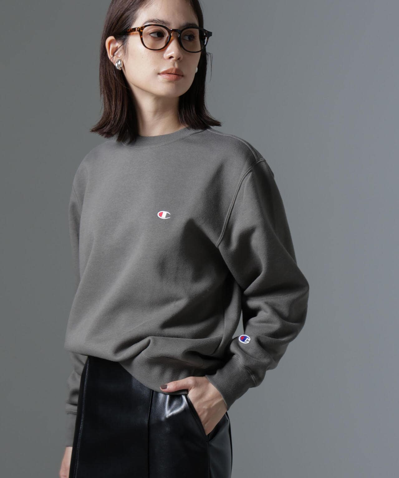 Champion / CREW NECK SWEAT SHIRT