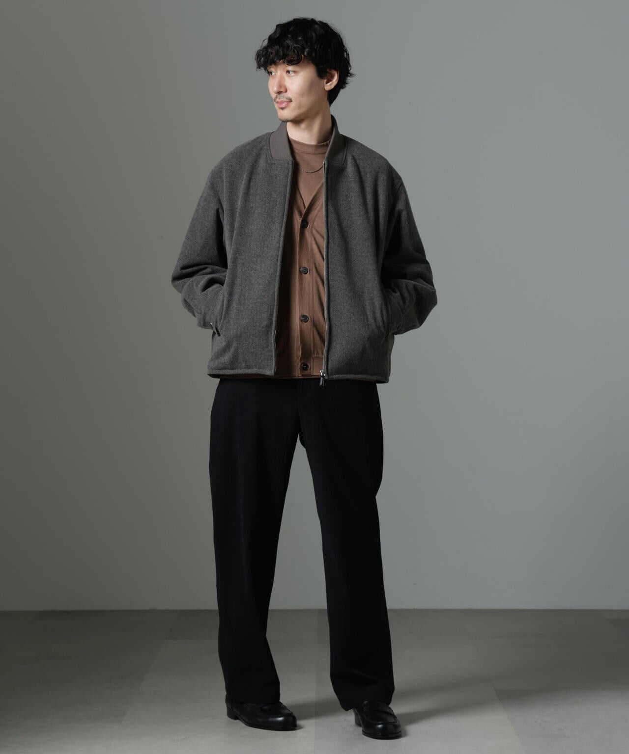 テクニカル ツイード アワード ブルゾン 