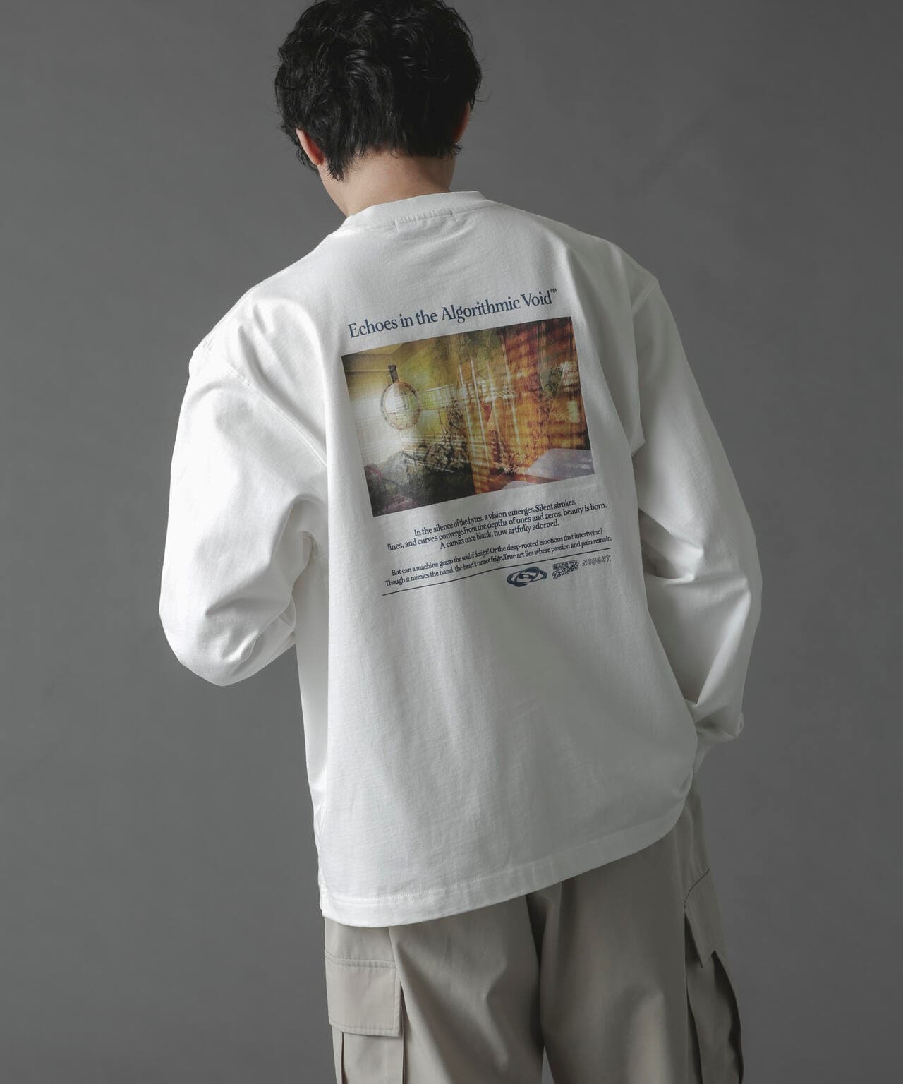 MOFFISIE」オリジナル プリント Tシャツ 長袖