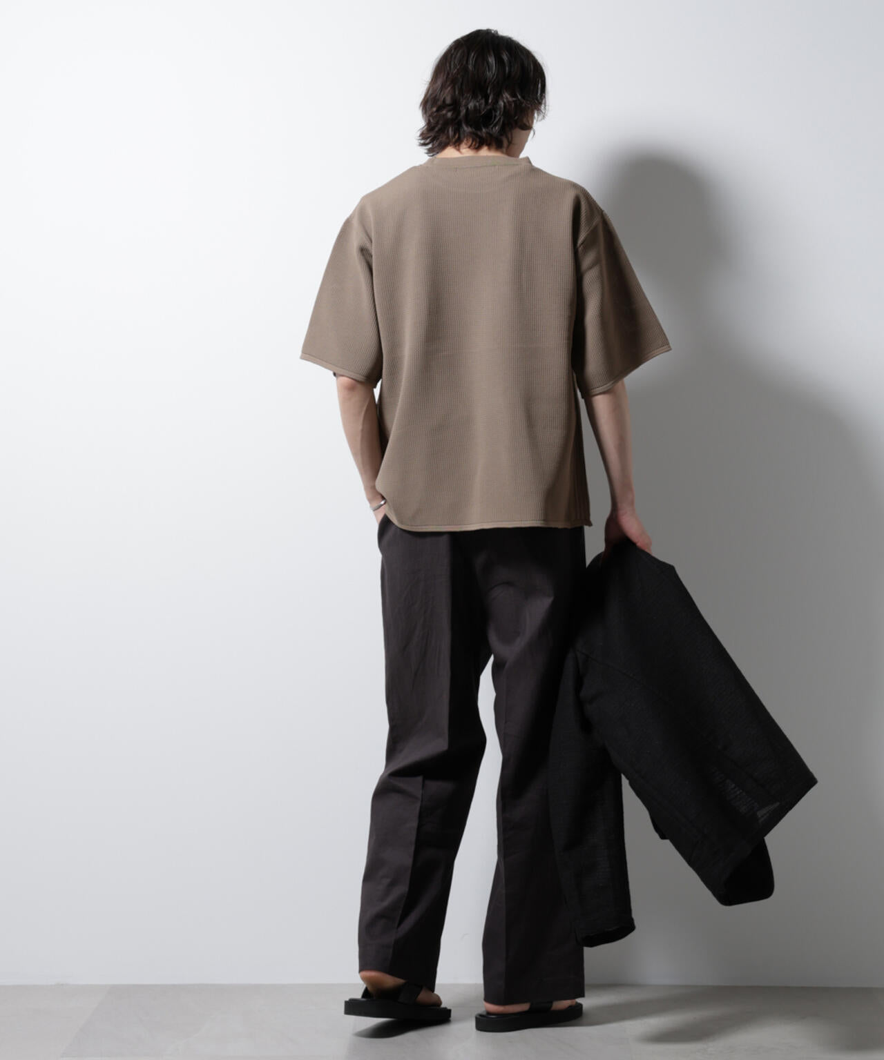 スポンディッシュ メッシュ クルーネックニットTEE 6685122219