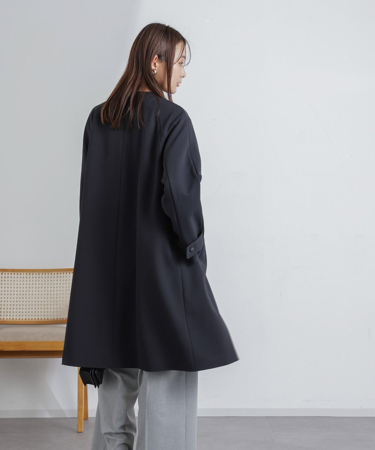 FABRIC TOKYO：カルゼ ステンカラーコート