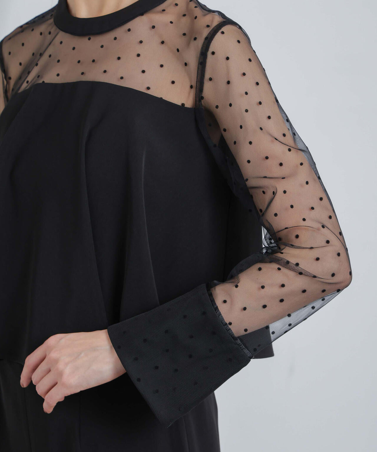 フロッキー ドット チュール セットアップ 