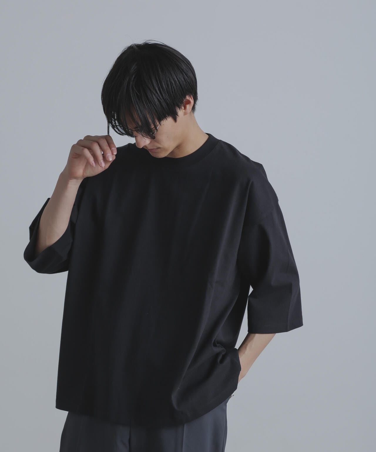 ルーズフィットワイドスリーブPO 7分袖 6724123216