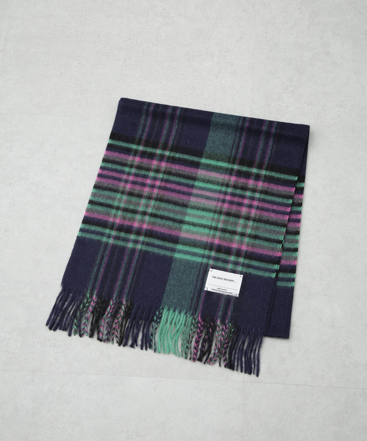 The Inoue Brothers/Brushed Scarf Check 6704241062