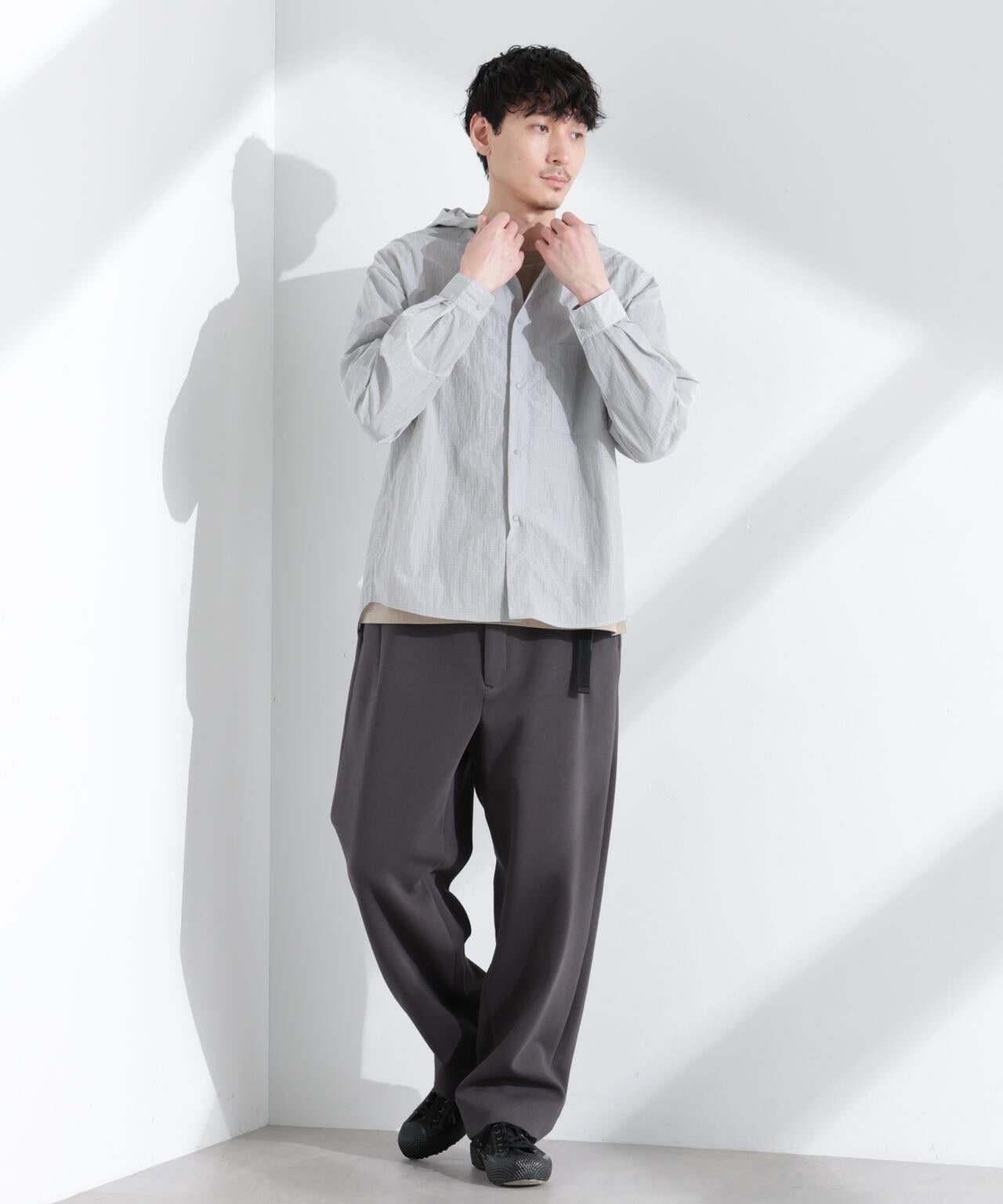 「NJ/CLUB」 ストレッチポンチテーパードパンツ 6685127215