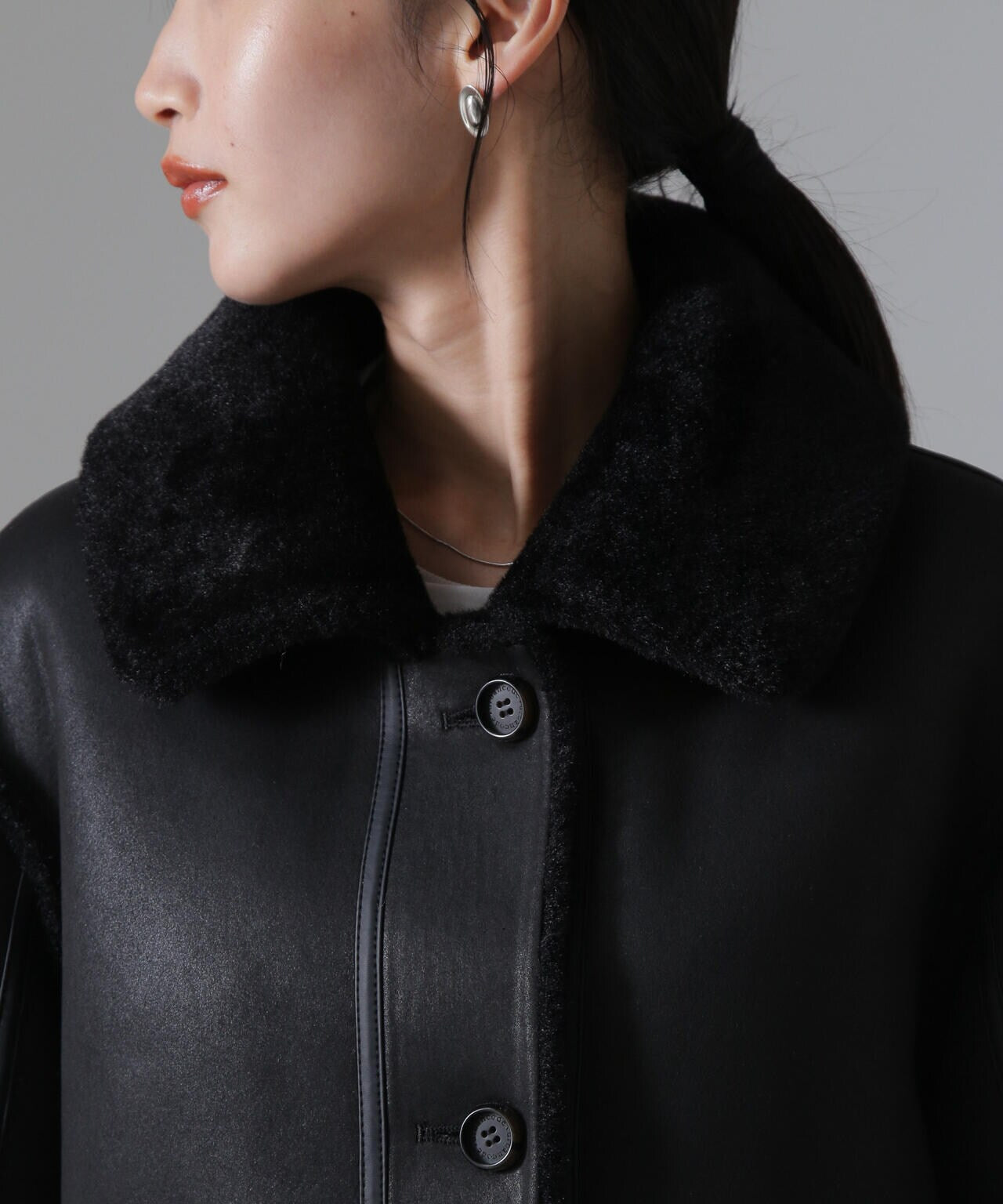 URBANCODE アーバンコード / フェイクスエード ファー リバーシブル  