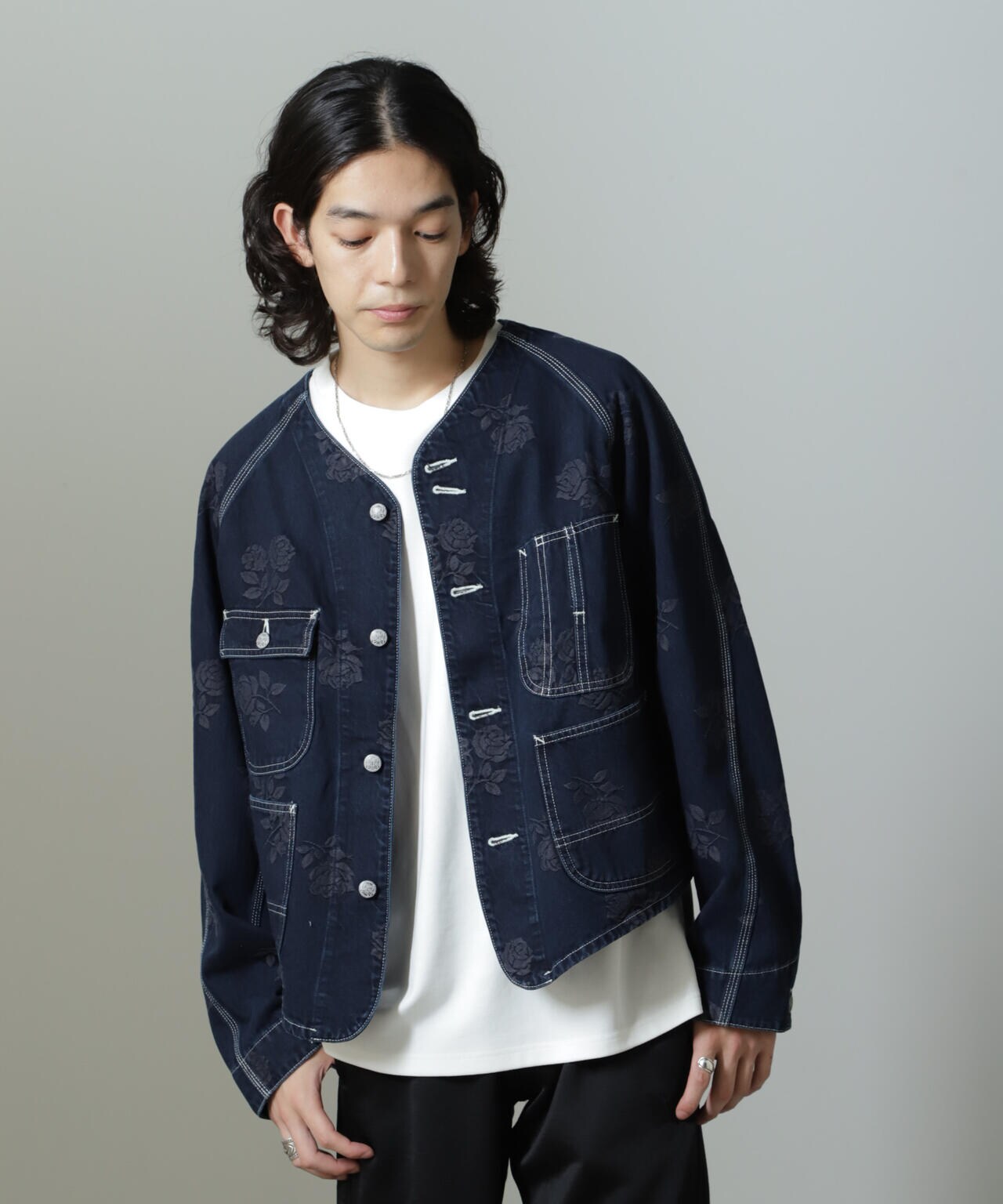 Needles/Short Coverall 10oz Denim