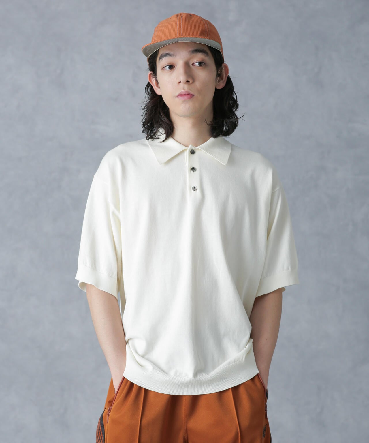 crepuscule/別注 S/S KNIT POLO 6704124027