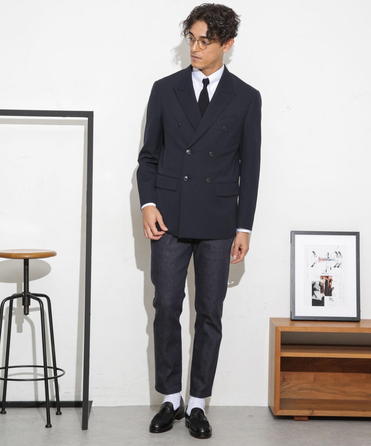 LB.03/｢ESSENTIAL LINE｣ノンフェイドスキニースラックス 6683127226