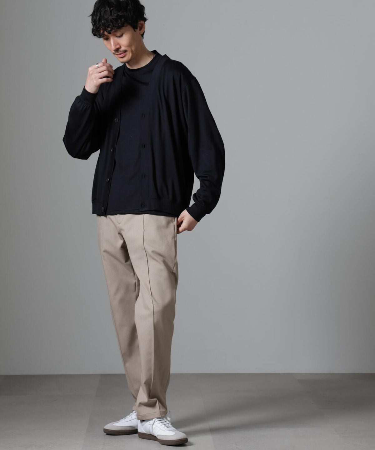 「N TROUSERS BASIC」TEXBRID(R) ツイルパンツ/ストレッチ・撥水(セットアップ可)