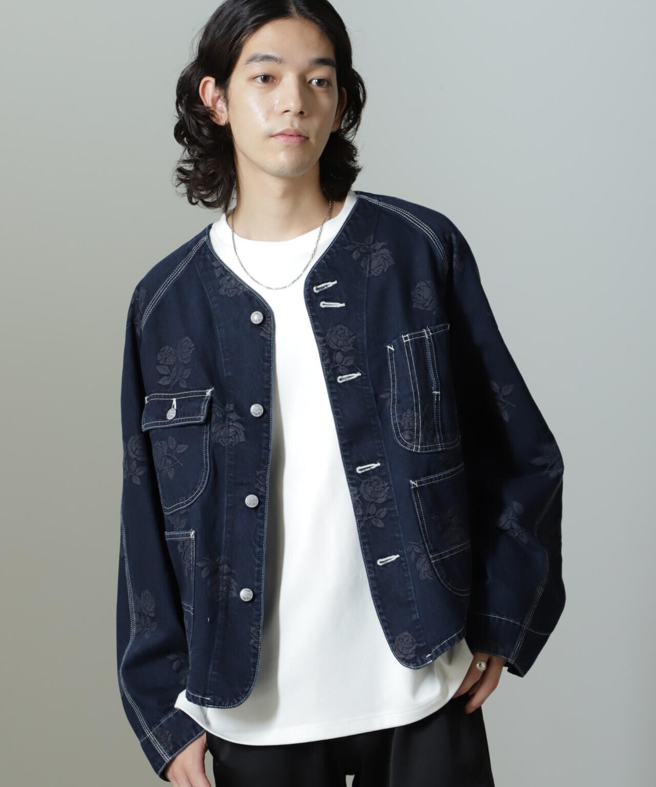 Needles/Short Coverall 10oz Denim