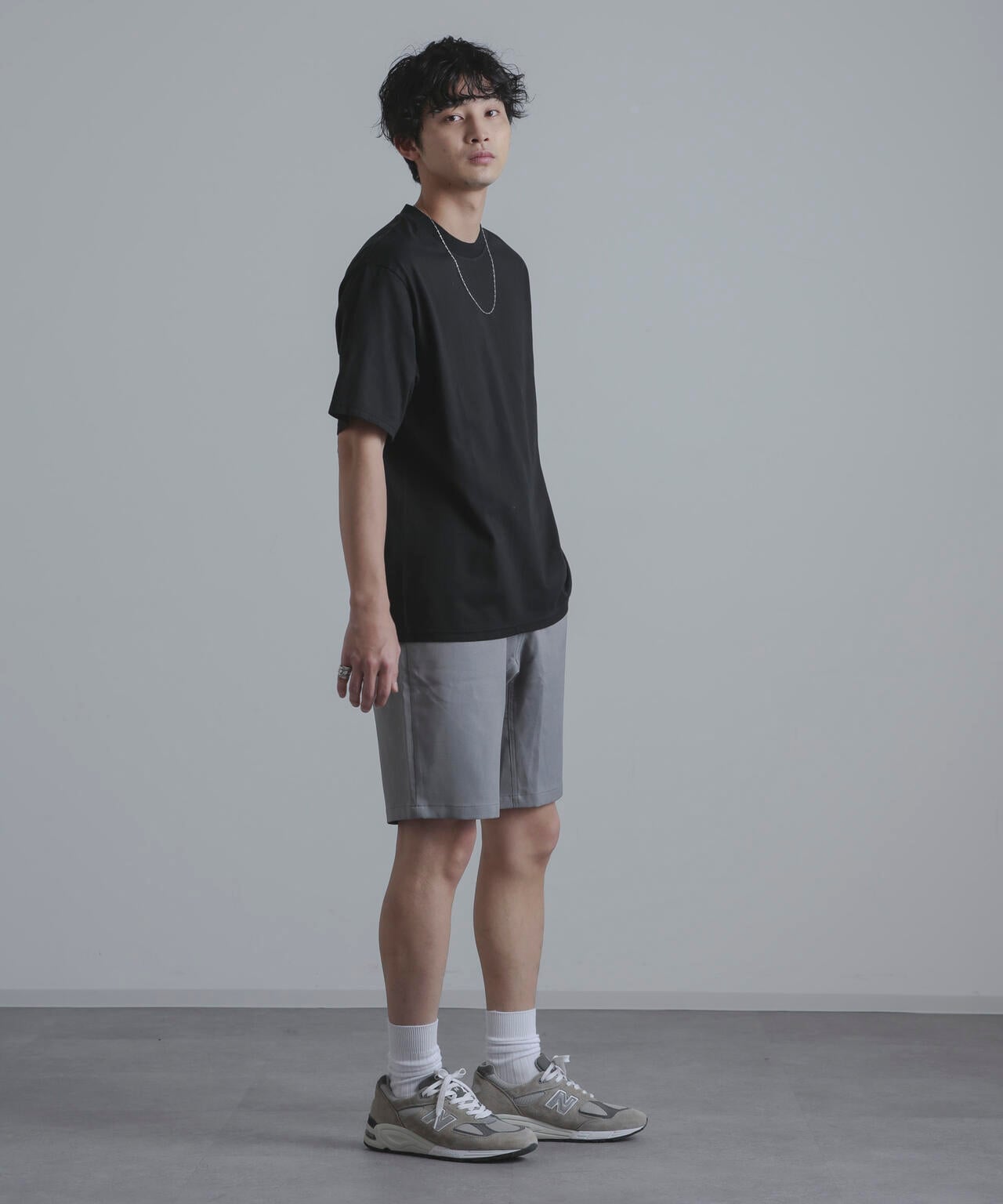 YONETOMI/別注 Yonetomi NEW BASIC T-SHIRT 6704124049