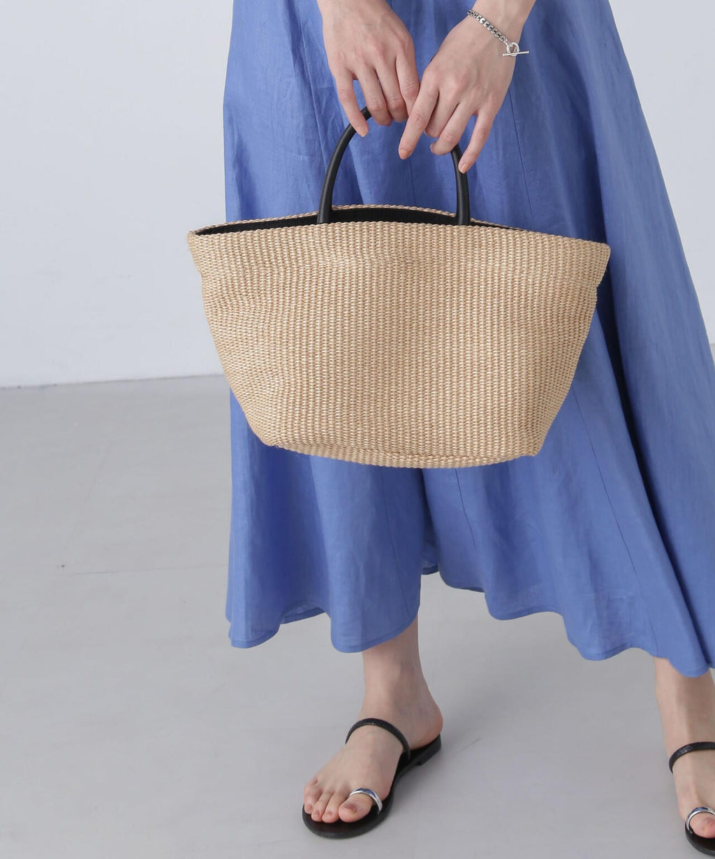 MARCO MASI / ラフィア風 トートバッグ S 