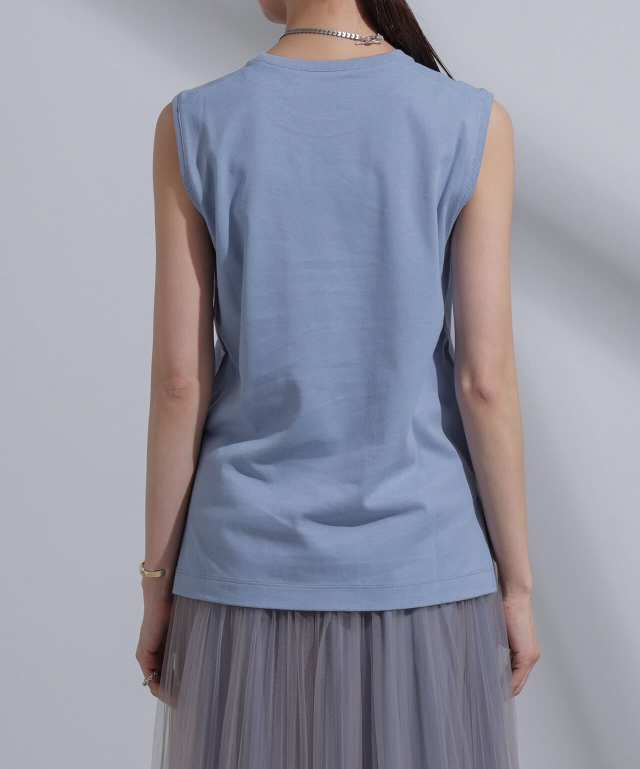 Anti Soaked(R)  汗染み防止 カラフルノースリTシャツ 6694124314