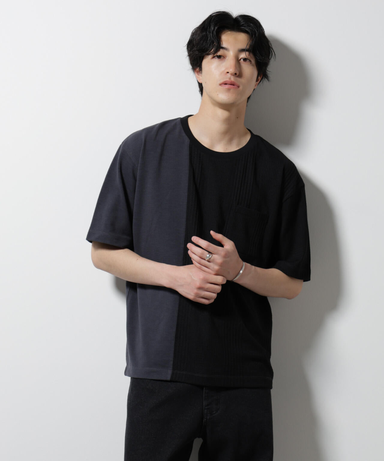 リンクスカノコ コンビTシャツ 半袖 6725124244