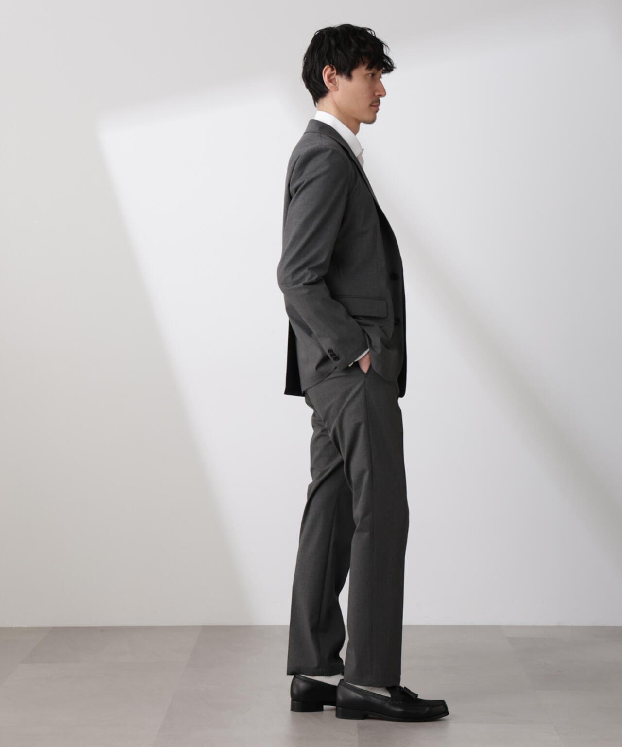 ｢N JACKET BASIC｣トロピカルストレッチジャケット（セットアップ可） 6685117202