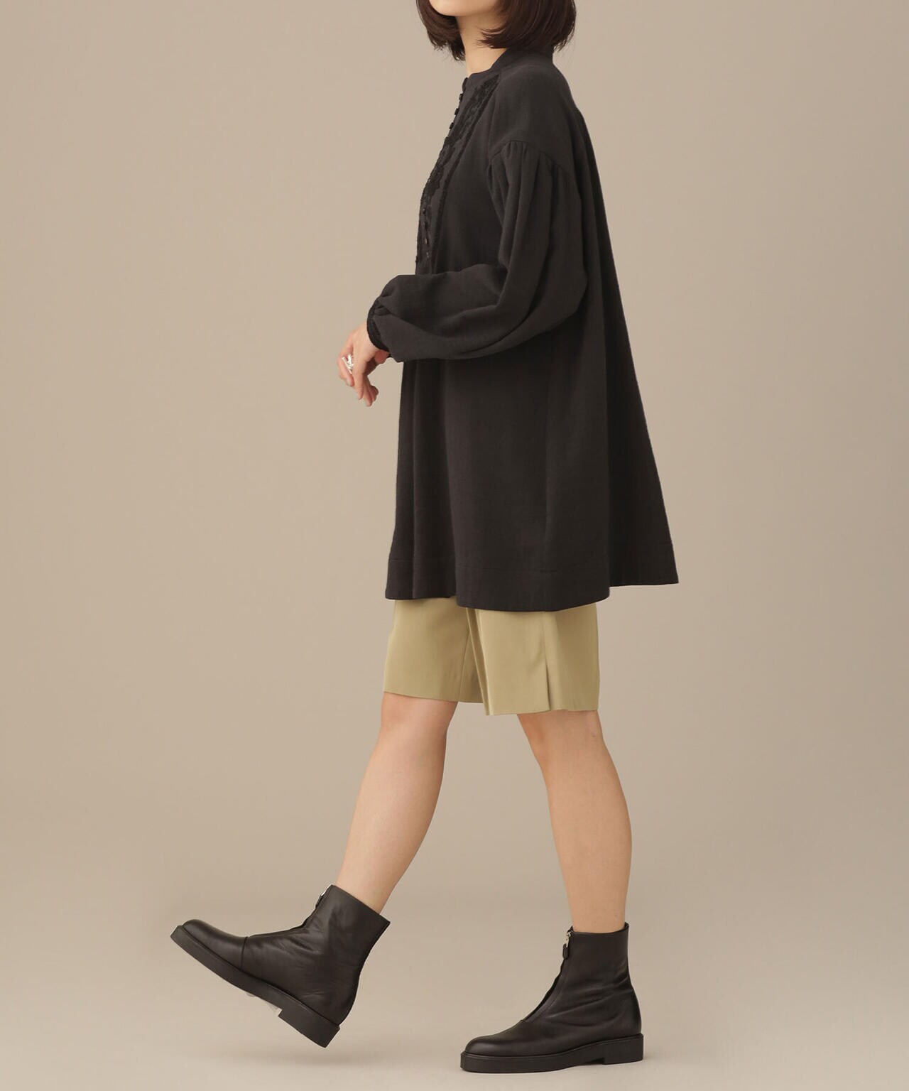 LB.03/2タックウールミドルパンツ（セットアップ可） 6692228301