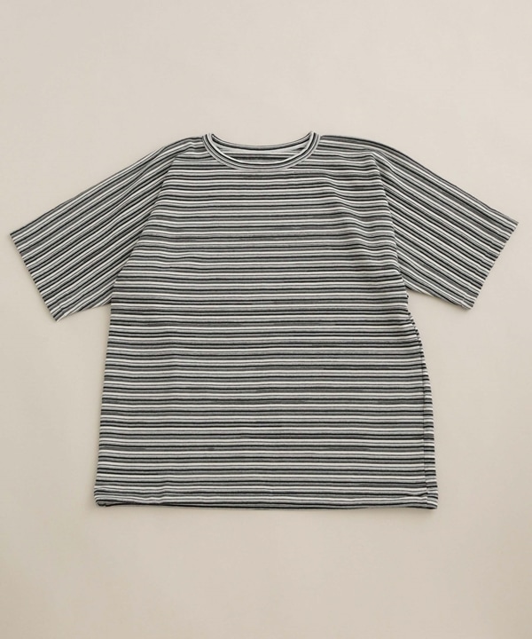 【公式/ナノ・ユニバース】Half Sleeve T-Shirt - Multi St 5000円以上送料無料【ｑｕｉｔａｎ】