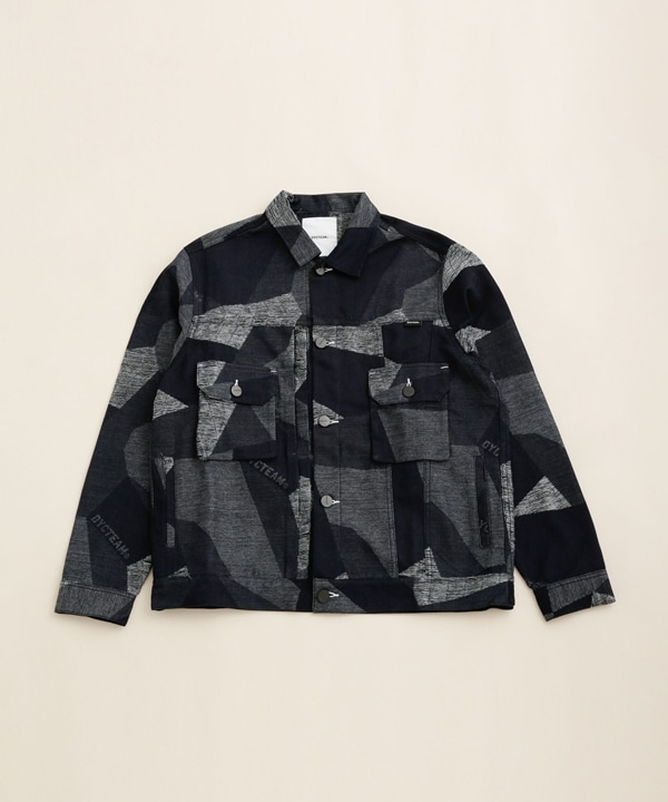 【公式/ナノ・ユニバース】ice block pattern denim jacket 5000円以上送料無料【ＤＹＣＴＥＡＭ】