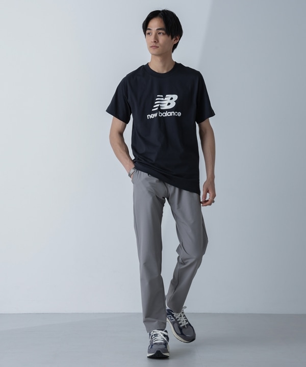 【公式/ナノ・ユニバース】Stacked Logo ショートスリーブTシャツ 5000円以上送料無料【newbalance】